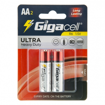 باتری Ultra Heavy Duty قلمی 1.5 ولتی 2 عددی گیگاسل