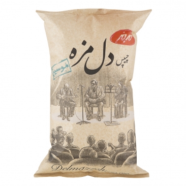 چیپس دل مزه موسیر 180 گرمی مزمز