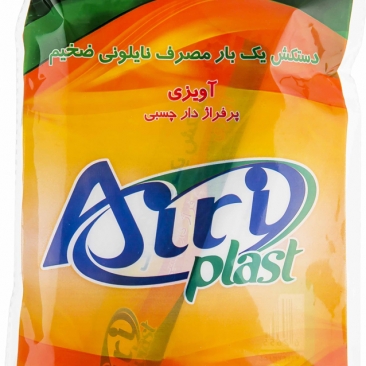 دستکش یکبار مصرف نایلونی ضخیم 100 عددی آیری پلاست
