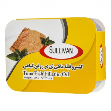 کنسرو تن در روغن آفتابگردان 110 گرمی سالیوان