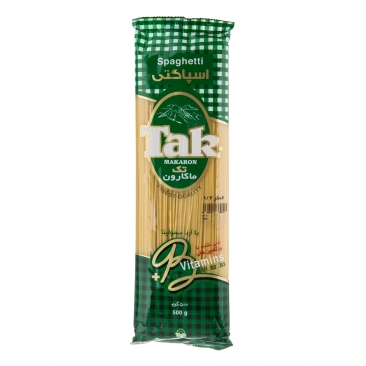 اسپاگتی 1.2 با آرد سمولینا 500 گرمی تک ماکارون