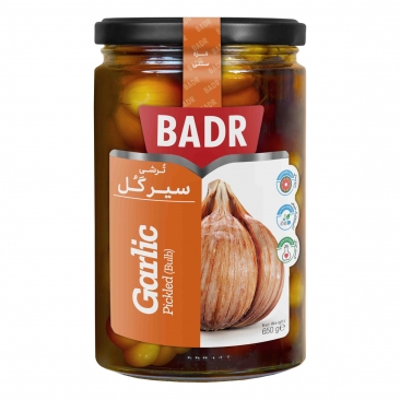 ترشی سیر گل 650 گرمی بدر
