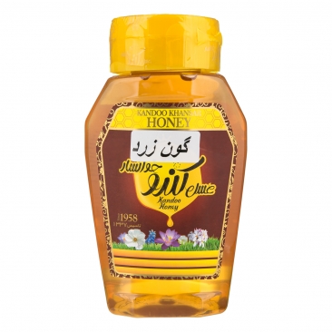 عسل گون زرد 500 گرمی کندو خوانسار