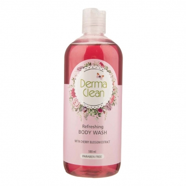 شامپو بدن خوشبو کننده حاوی عصاره شکوفه گیلاس 500 میلی لیتری درماکلین شامپو بدن خوشبو کننده حاوی عصاره شکوفه گیلاس 500 میلی لیتری درماکلین