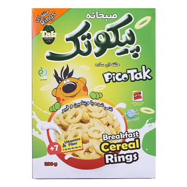 صبحانه پیکوتک حلقه‌ای ساده 200 گرمی تک‌ماکارون
