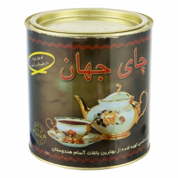 چای خالص گلچین فلزی 450 گرمی جهان