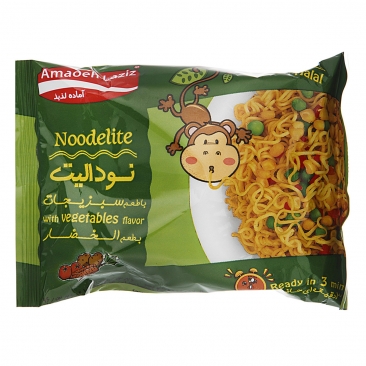 نودل سبزیجات مخصوص کودک 85 گرمی آماده‌لذیذ