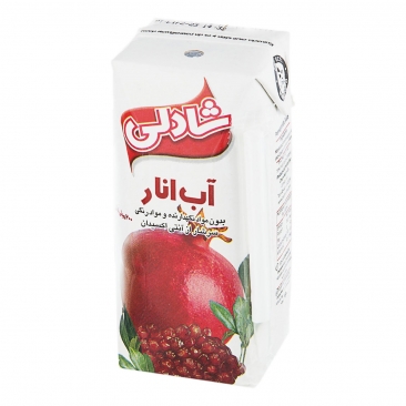 آبمیوه انار 200 میلی‌لیتری شادلی