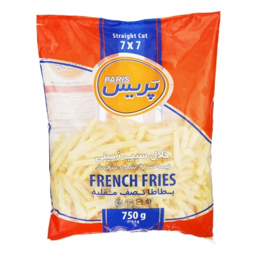 خلال سیب زمینی نیمه منجمد (7*7) 750 گرمی پریس