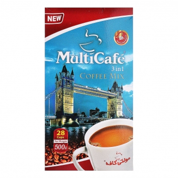 کافی میکس3*1، 500 گرمی مولتی‌‌‌‌کافه