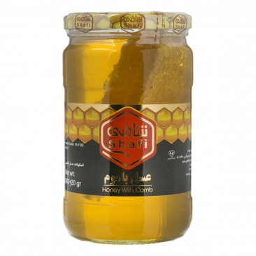 عسل با موم 900 گرمی شافی