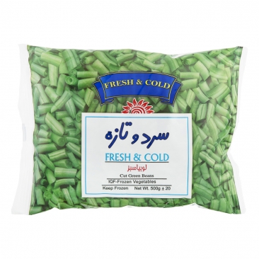لوبيا سبز منجمد 500 گرمی سرد و تازه