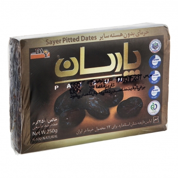 خرمای بدون هسته فشرده 250 گرمی پارسان