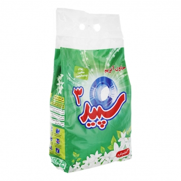 پودر ماشین لباسشویی آنزیم دار 3000 گرمی سپید