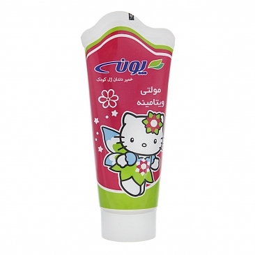 خمیر دندان ژل کودک مولتی ویتامینه توت فرنگی 80 گرمی پونه