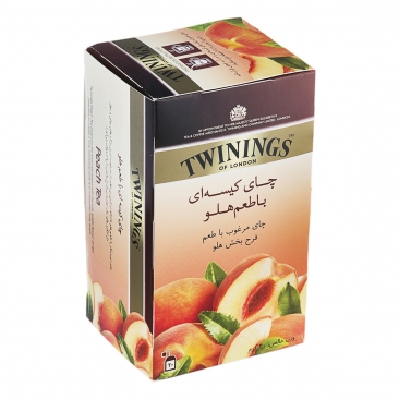 چای کیسه‌ای با طعم هلو 20 عددی توینینگز