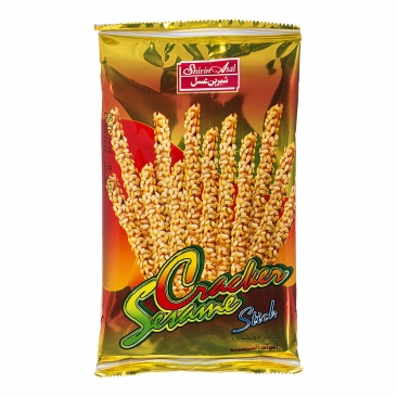 کراکر چوب کنجدی 40 گرمی شیرین‌عسل