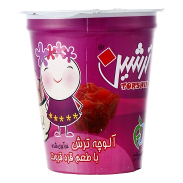 آلوچه با طعم قره‌ قروت 80 گرمی ترشین 