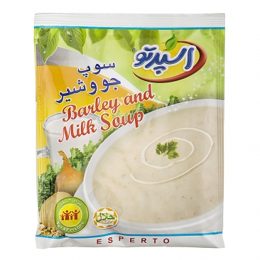 سوپ جو و شیر 75 گرمی اسپرتو