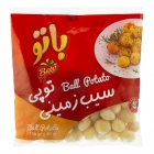 سیب زمینی سرخ شده نیمه آماده منجمد توپی 750 گرمی باتو