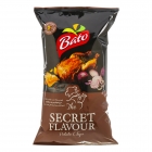 چیپس برگه سیب زمینی با طعم مرغ سوخاری، پیاز و آویشن 90 گرمی باتو