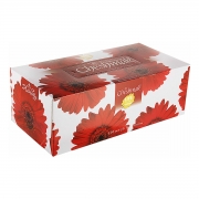 دستمال کاغذی مینا قرمز دو لایه 150 برگ چشمک دستمال کاغذی مینا قرمز دو لایه 150 برگ چشمک