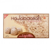 پشمک لقمه‌ای کاکائویی 350 گرمی حاج‌عبداالله