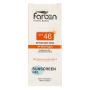 ژل ضدآفتاب spf 46 مناسب پوستهای چرب 50 میلی لیتری فاربن ژل ضدآفتاب spf 46 مناسب پوستهای چرب 50 میلی لیتری فاربن