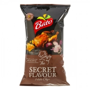چیپس برگه سیب زمینی با طعم مرغ سوخاری، پیاز و آویشن 90 گرمی باتو چیپس برگه سیب زمینی با طعم مرغ سوخاری، پیاز و آویشن 90 گرمی باتو