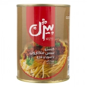 کنسرو سس ماکارونی با سویا و قارچ 380 گرمی بیژن کنسرو سس ماکارونی با سویا و قارچ 380 گرمی بیژن