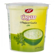 ماست سبزیجات پرچرب 750 گرمی کاله ماست سبزیجات پرچرب 750 گرمی کاله