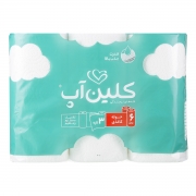 حوله کاغذی 3 لایه 6 رول کلین آپ حوله کاغذی 3 لایه 6 رول کلین آپ