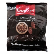 تافی با طعم قهوه شیرین شده با شهد خرما 200  گرمی فراکام