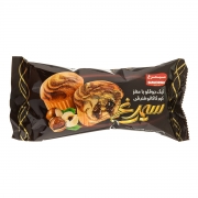 کیک دوقلو با مغزی کرم کاکائو فندق 55 گرمی سیمرغ کیک دوقلو با مغزی کرم کاکائو فندق 55 گرمی سیمرغ