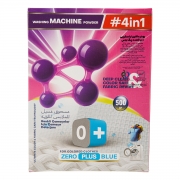 پودر ماشین لباسشویی احیا کننده رنگ لباس 500 گرمی زیروپلاس بلو