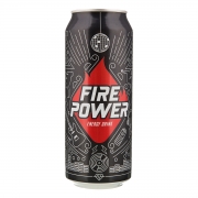 نوشابه انرژی زا گازدار با طعم توتی فروتی 500 میلی لیتری فایر پاور