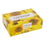 دستمال ماشین گل آفتابگردان دو لایه 100 برگ چشمک 