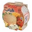 کنسرو ماهی تن با قارچ و ذرت 180 گرمی شباب