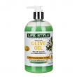 مایع دستشویی گیاهی حاوی عصاره بابونه و روغن زیتون 500 میلی لیتری لایف استایل