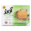 بیسکویت با تزیین کنجد و طعم هل تهیه از روغن بدون ترانس 630 گرمی آوند