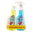 مایع شیشه پاک کن 2 عددی 500 گرمی تاژ