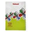 دفتر مشق سیمی طلقی 100 برگ سهند